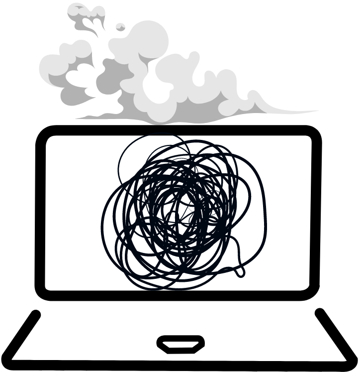 パソコンの動きが重い、調子が悪い